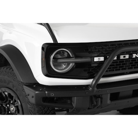 Gt Styling GT3160X Front Daytime Running Light Cover Fits for 2021-2023 Ford Bronco - Carbon Fiber G49-GT3160X